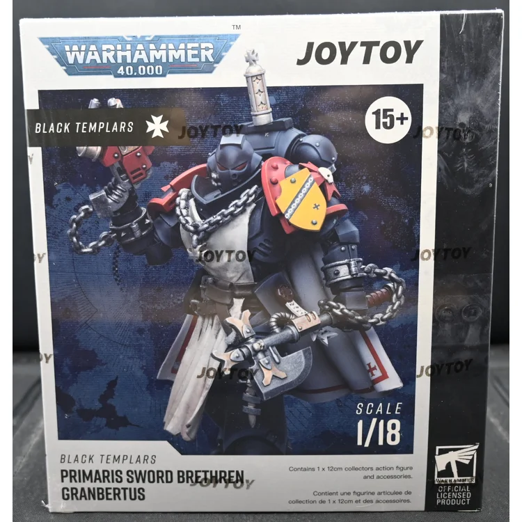2022 Joytoy Warhammer 40,000 Black Templars Primaris Sword Brethren Granbertus