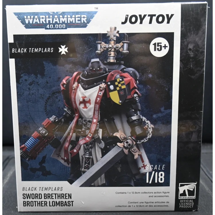 2022 Joytoy Warhammer 40,000 Black Templars Sword Brethren Brother Lombast