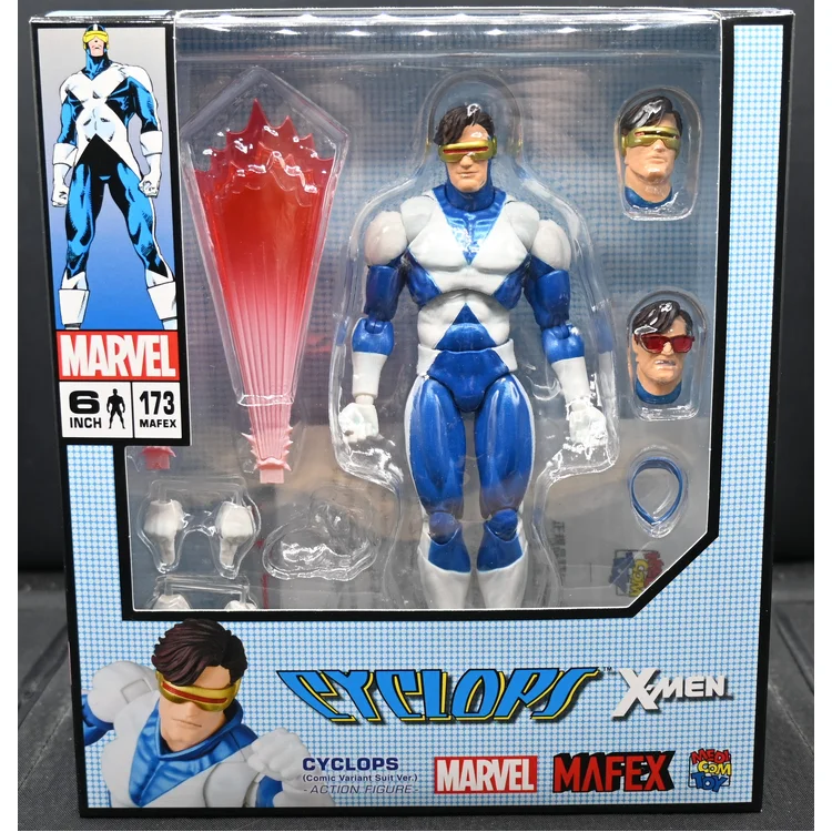 2022 Marvel/Mafex Cyclops (Blue/White Variant) (No.173)