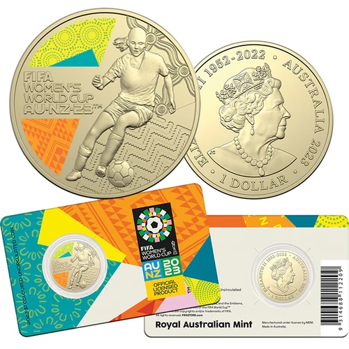 2023 $1 FIFA Women's World Cup Carded Coin