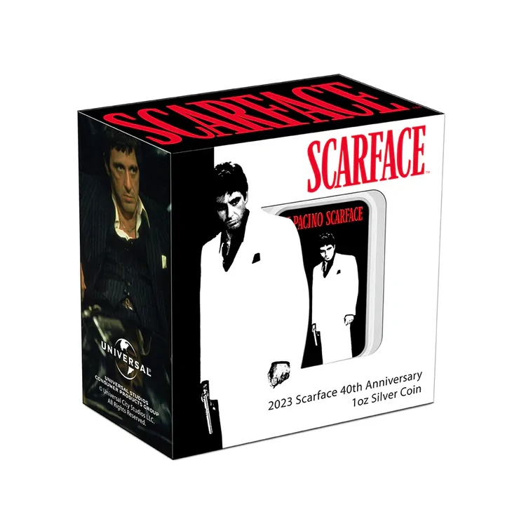 2023 1oz Silver - ScarFace 40th Anniversary Silver Coin