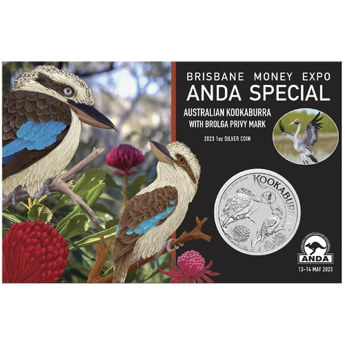 2023 $1 Brisbane ANDA Australian Kookaburra