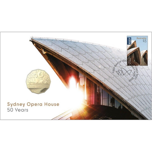 2023 PNC 50c 50 Years Sydney Opera House