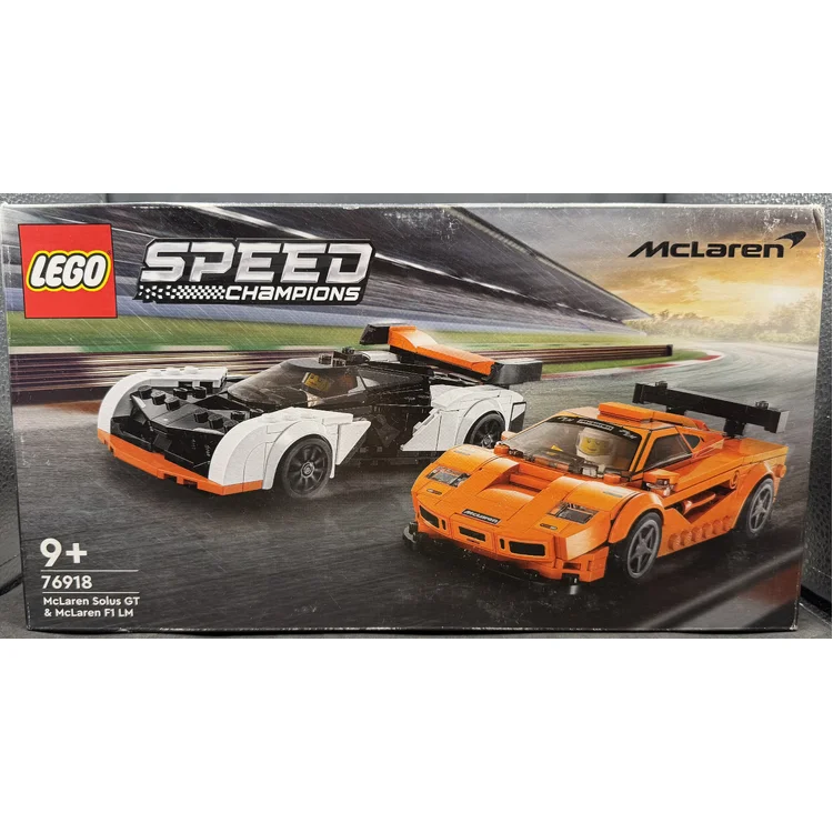 2023 LEGO Speed Champions: Mclaren Solus Gt & Mclaren F1 (76918)