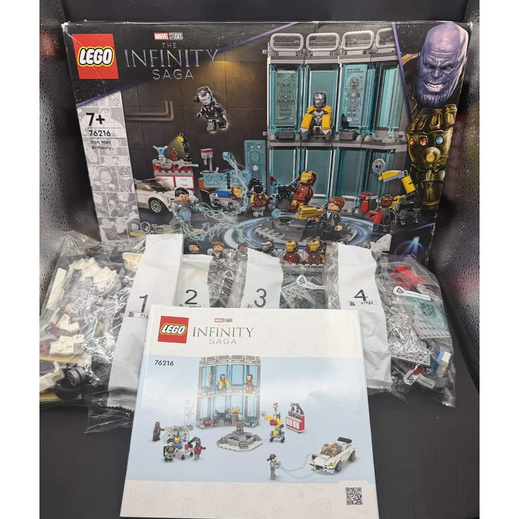 2023 LEGO Marvel Infinity Saga Iron Man Armoury (76216)