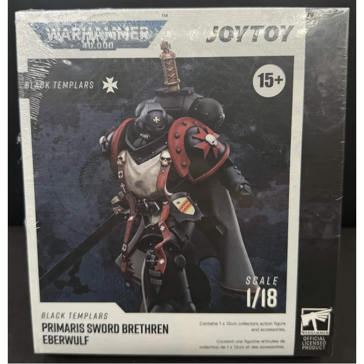 2023 JoyToy Warhammer 40k Black Templars Primaris Sword Brethren Eberwulf