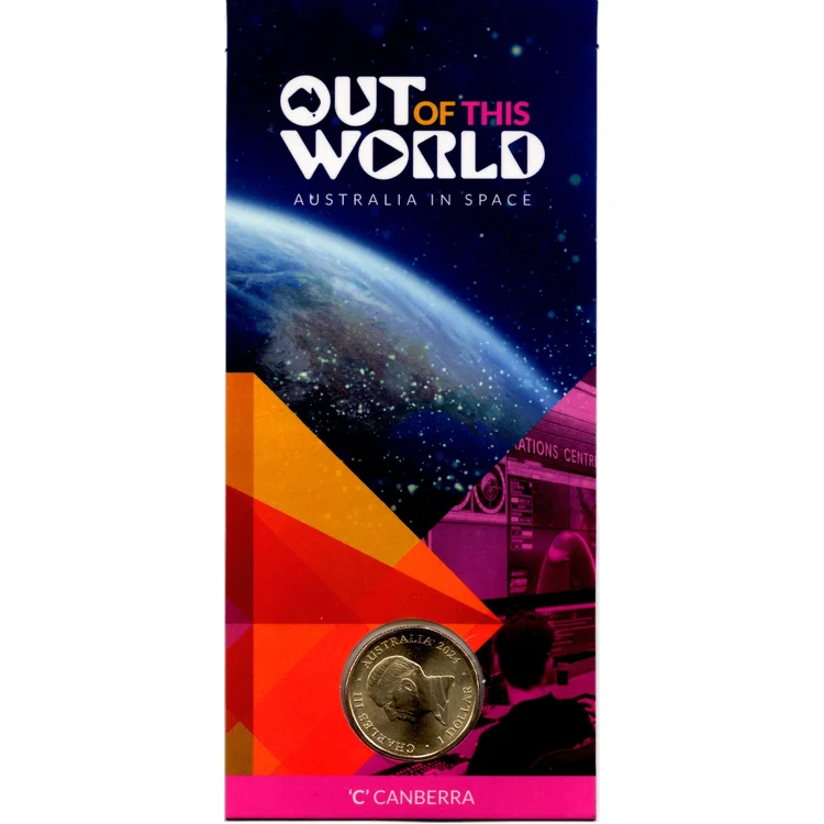 2024 $1 Out of this World - Australia in Space 'C' Counterstamp