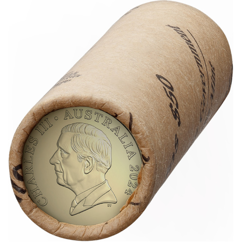 2024 $2 King Charles III UNC - Non-Premium RAM Roll H/H