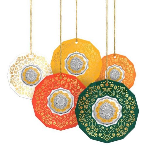 2024 50c Christmas decoration Festive Florals 