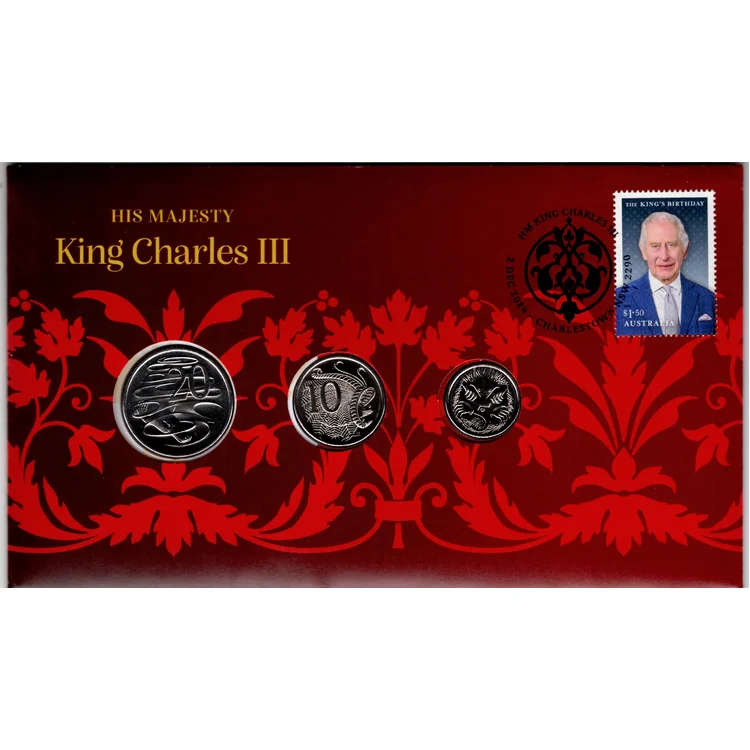 2024 His Majesty King Charles III 3-Coin PNC