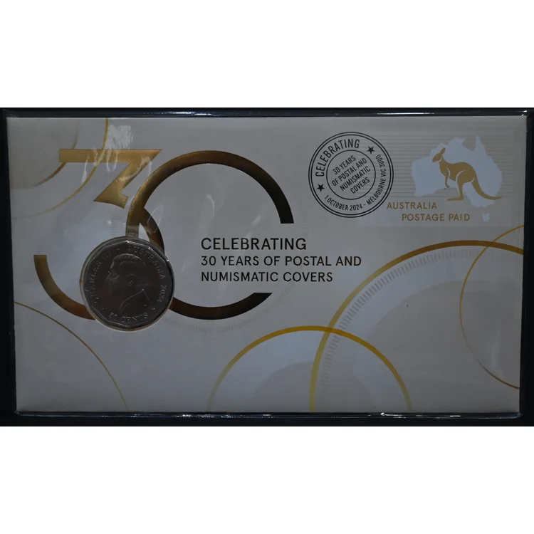 2024 30 Years of Postal & Numismatic Covers 50c PNC