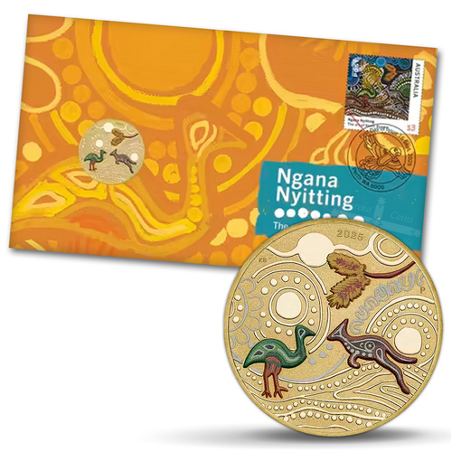 2025 $1 Ngana Nyitting - Green Emu PNC