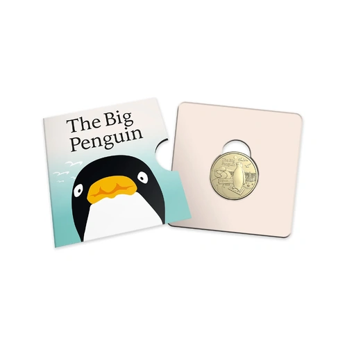 2025 $1 Aussie Big Things 2 - The Big Penguin Carded Coin