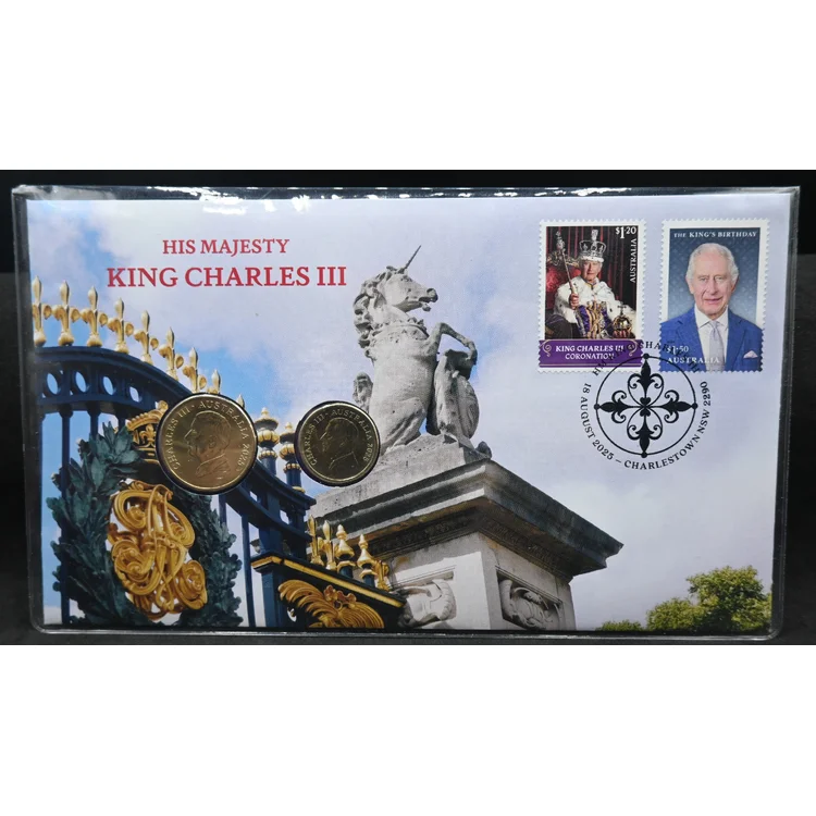 2025 $2 / $1 His Majesty King Charles III 2-coin PNC