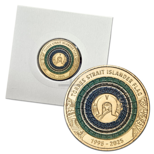 2025 $2 30th Anniversary of the Torres Strait Islander Flag UNC Single Coin