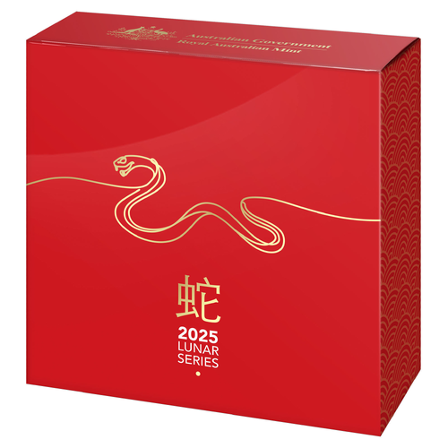 2025 $5 Lunar Year of the Snake Domed Silver Proof