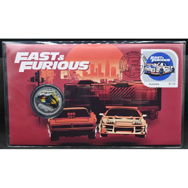 2025 Fast & Furious Coloured $1 PNC