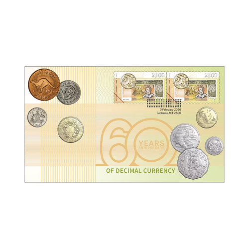 2026 $1 60th Anniversary of Decimal Currency PNC