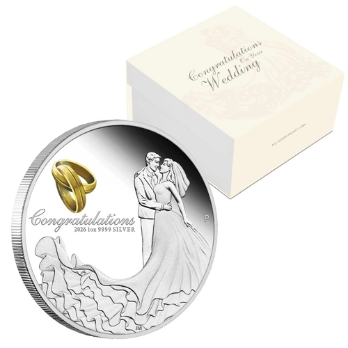 2026 1oz Congratulations On Your Wedding - Silver Proof Coin