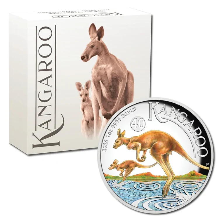 2026 1oz Kangaroo Silver High Relief Proof Coin