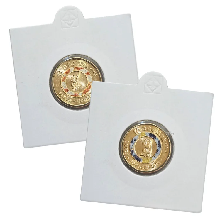 2026 $2 Bluey & Bingo PAIR - Uncirculated Coloured 2xCoin Till Design 