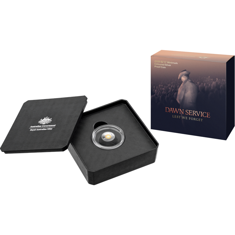2026 $2 Lest We Forget: Dawn Service - 'C' Mintmark Silver Proof Coin