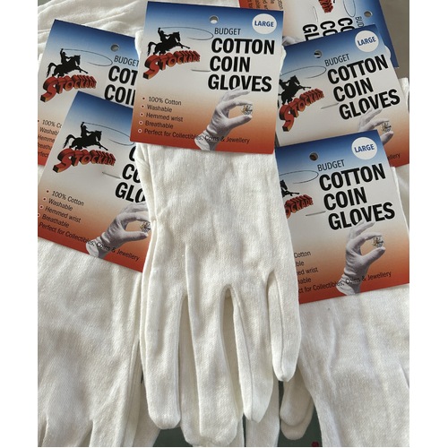 Budget Cotton Coin Gloves