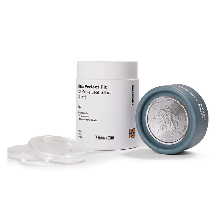 38mm Lighthouse Round Coin ULTRA Perfect Fit Capsules (Pack of 10)