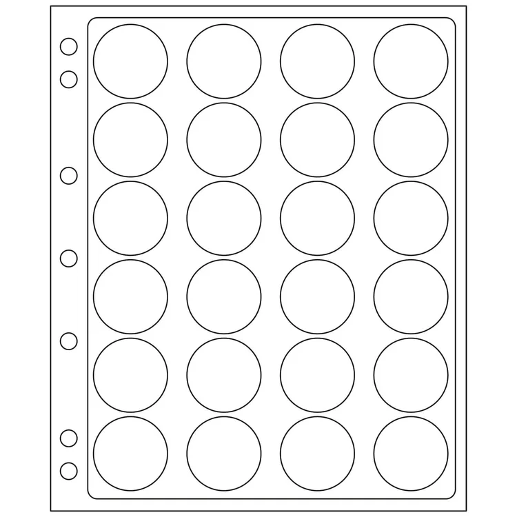 ENCAP 34/35 41mm Capsule Album Sheet (2pk)