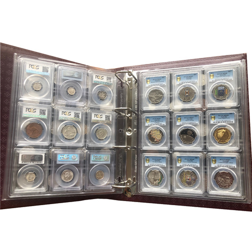 Graded Coin Album Sleeve (2 Packet) - Encap Slabs