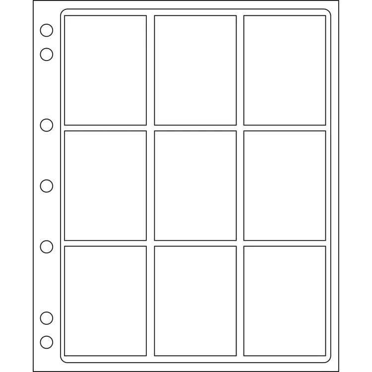ENCAP SLAB - 9x Graded Coins Slab Album Sheet (2pk)