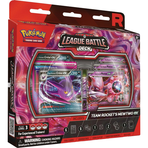 POKEMON: Team Rocket’s Mewtwo ex League Battle Deck