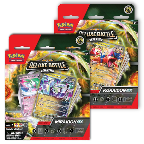 POKÉMON: Miraidon ex / Koraidon ex Deluxe Battle Deck