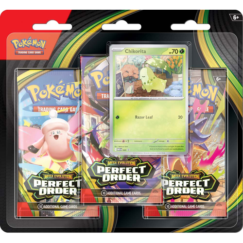 Pokemon: Mega Evolution - Perfect Order 3-Booster Blister
