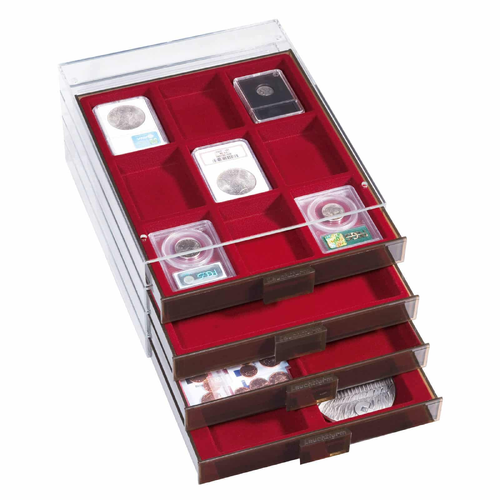 Coin Box XL 63x85mm Everslab/Quickslab Red