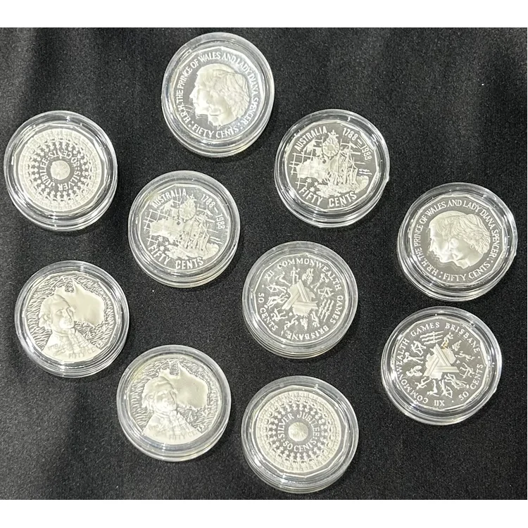 Silver Lucky Dip - Sterling Silver 50c piece in capsule
