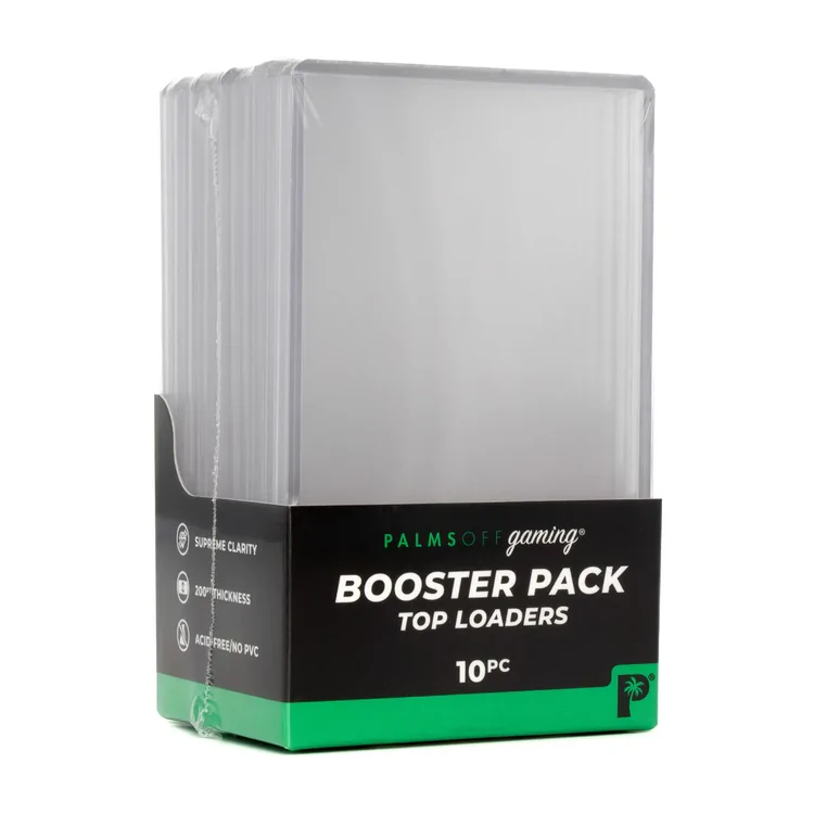 Palms Off Gaming Booster Pack Top Loaders Standard Size 10pc